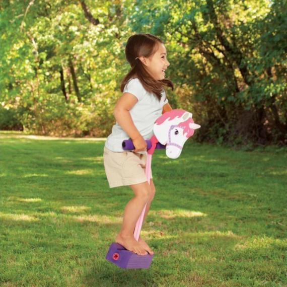 Active Play |  Kidoozie Hop & Squeak Unicorn Pogo Jumper