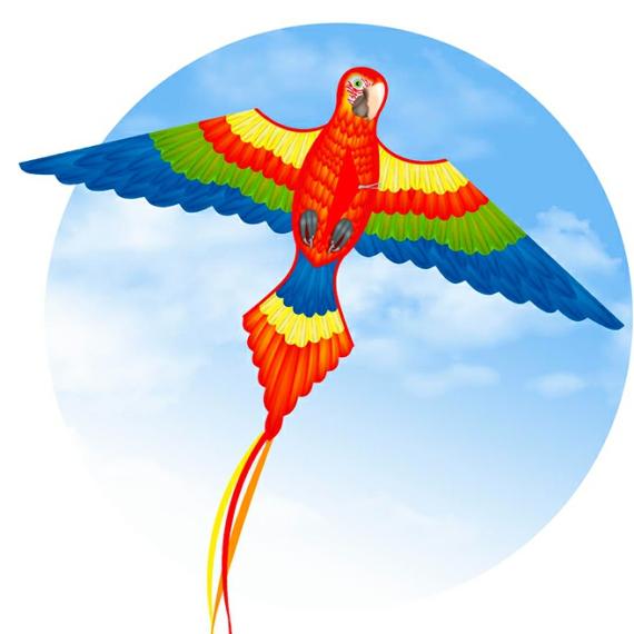 Active Play |  Parrot Kite- 60 Inch