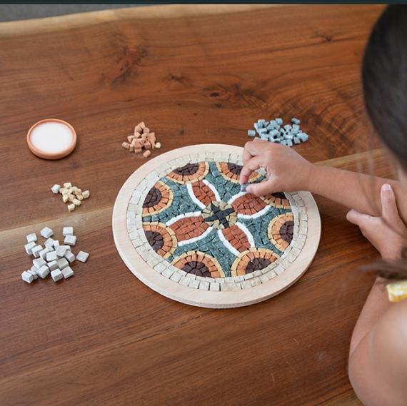 Arts & Crafts |  Make A Real Mosaic – Mandala Medallion