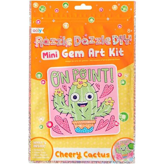 Arts & Crafts |  Razzle Dazzle Diy Mini Gem Art Kit – Cheery Cactus