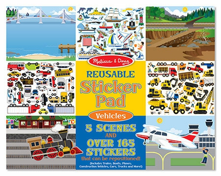 Arts & Crafts |  Reusable Sticker Pad – Vehicles