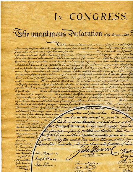 History & Geography |  Declaration Of Independence 1776 Historical Document