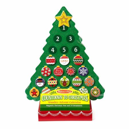 Magnets & Magnetism |  Countdown To Christmas Wooden Advent Calendar