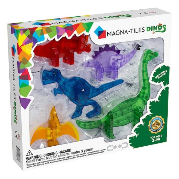 Magnets & Magnetism |  Dino World Dinos – 5 Pc