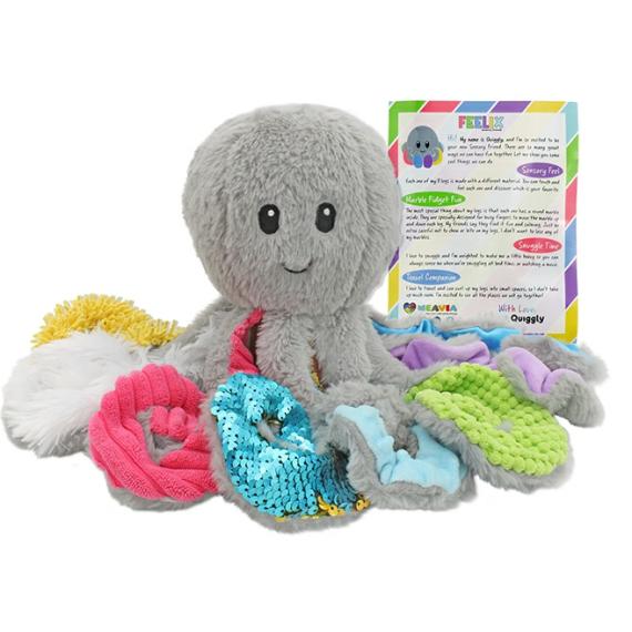 Mind & Body |  Quiggly – Weighted Sensory Octopus