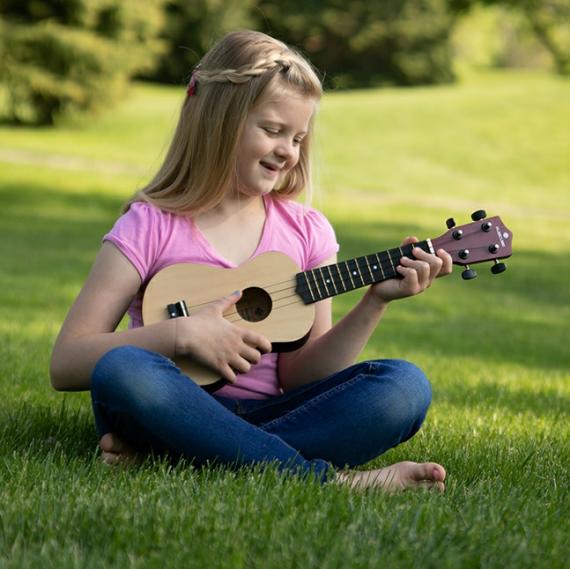 Music |  Real Wood 21-Inch Ukulele