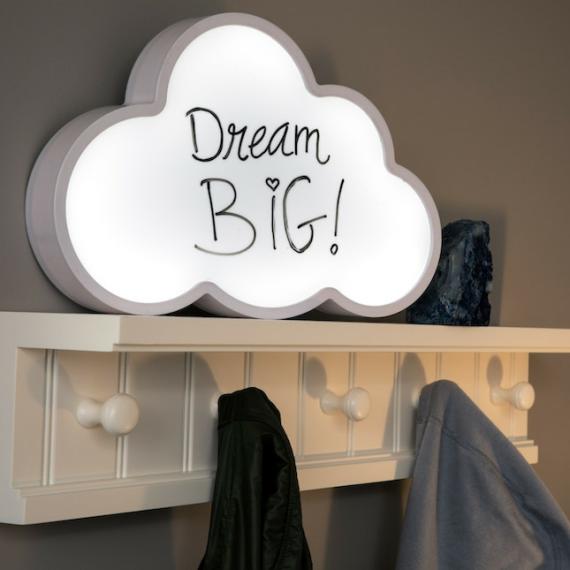 Office & Desk Toys |  Write It & Light It! Cloud Message Board