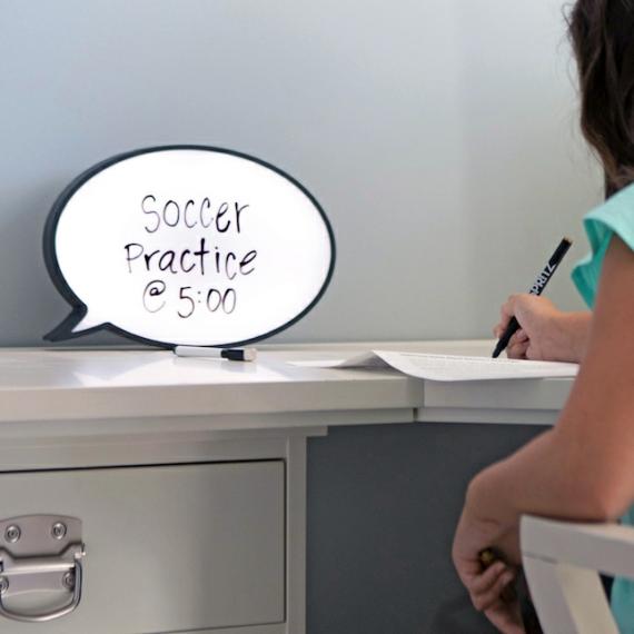 Office & Desk Toys |  Write It & Light It! Speech Bubble