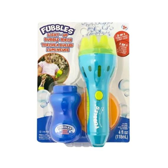 Outdoor Toys |  Fubbles Light-Up Bubble Torch