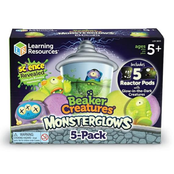 Party Favors & Party Fun |  Beaker Creatures Monsterglow 5-Pack