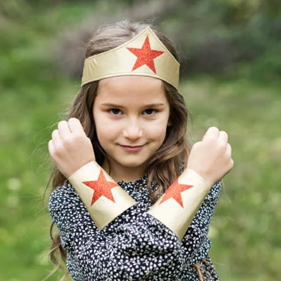 Party Favors & Party Fun |  Superhero Girl Headband & Wrist Bands