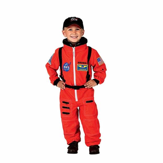 Personalized Items |  Personalized Jr. Astronaut Suit With Cap – Orange