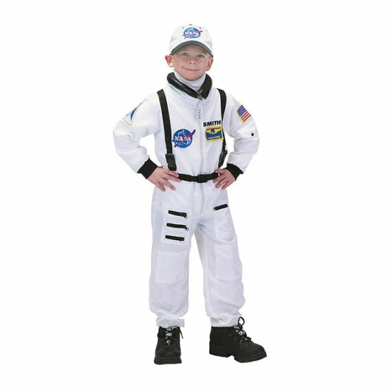 Personalized Items |  Personalized Jr. Astronaut Suit With Cap – White