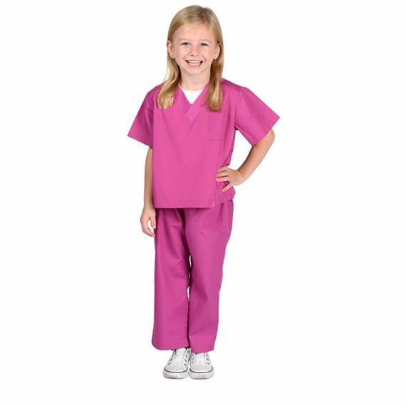 Personalized Items |  Personalized Jr. Dr. Scrubs – Fuchsia Pink