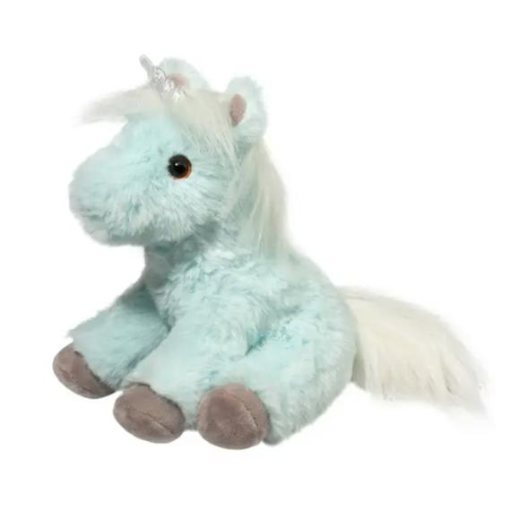 Plush |  Bonnie Ice Blue Unicorn Mini Soft – 6 Inch