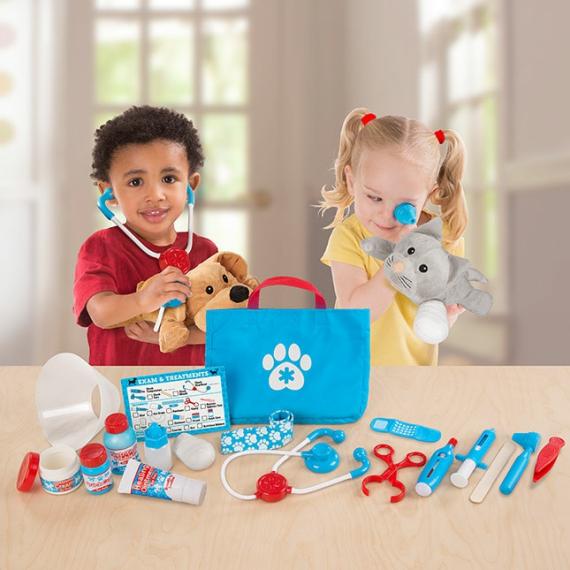 Plush |  Examine & Treat Pet Vet Play Set