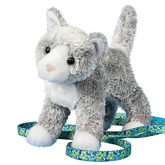 Plush |  Scatter Gray Cat – 8 Inch