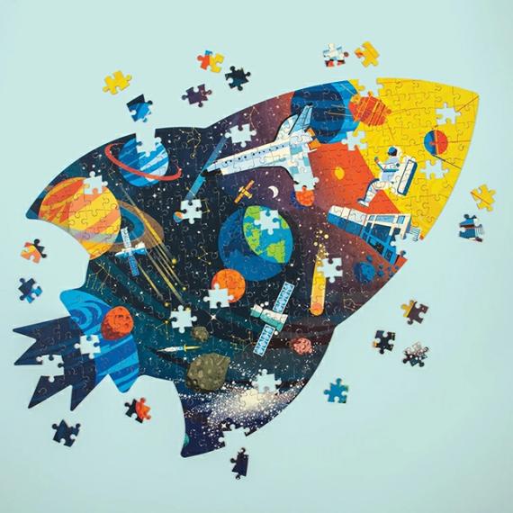 Puzzles |  300 Piece Shaped Scene Puzzle – Outer Space