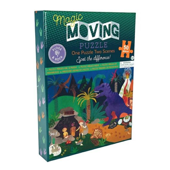 Puzzles |  Dino Magic Moving Puzzle – 50Pc