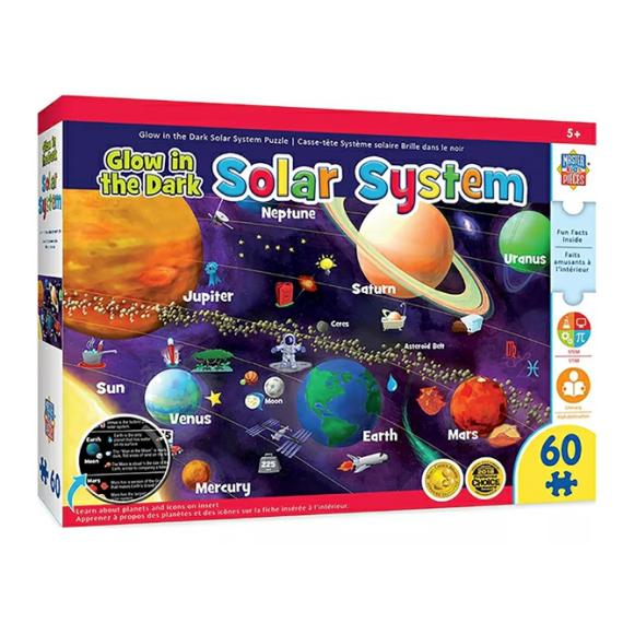 Puzzles |  Glow In The Dark Solar System – 60Pc