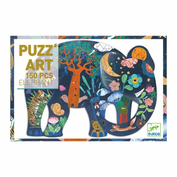 Puzzles |  Puzz’Art Elephant – 150 Pc