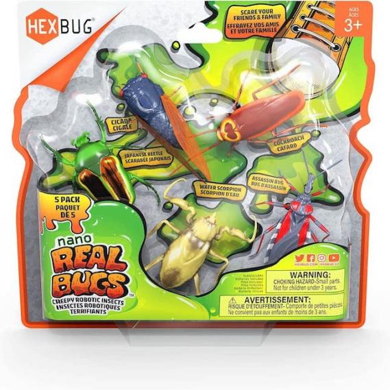 Rc & Electronics |  Hexbug Nano Real Bugs 5-Pk