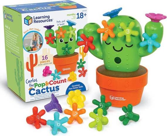 Early Learning Toys |  Carlos The Count & Pop Cactus