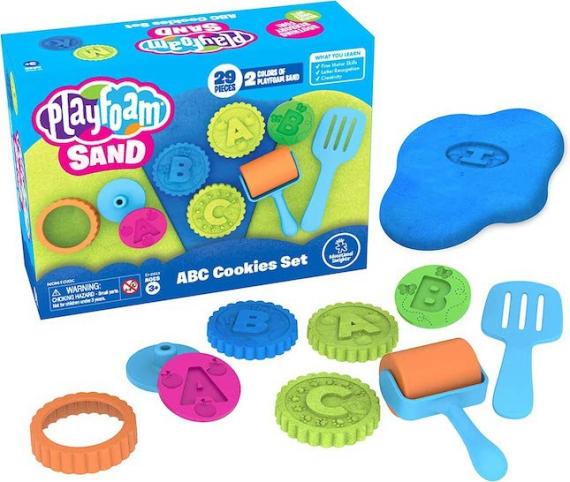 Early Learning Toys |  Playfoam Sand Abc Cookies Set